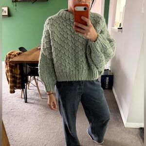 I Love Mr. Mittens Chunky Knit Sweater